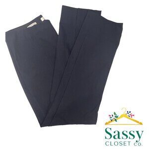 Vince Navy Pants L – High Rise, Straight Leg, Elevated Basic, EUC